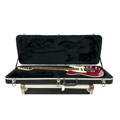 704 - 2003 Peavey Generation Custom EXP electric guitar, made in Korea; Body: purple quilt maple top upon ... 