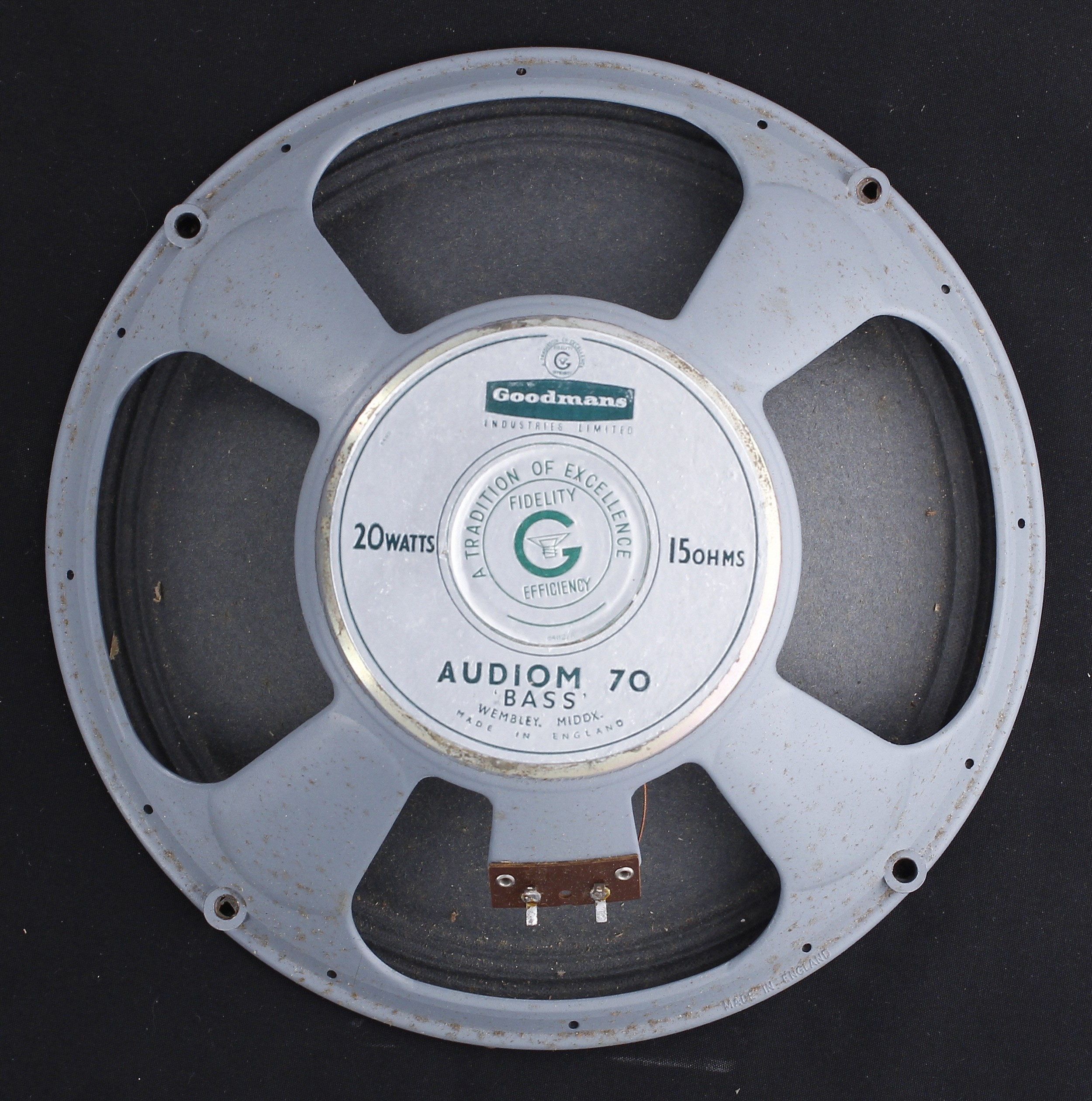 Goodmans Audiom 70 Bass 15 ohm amplifier speaker, boxed*Please note ...