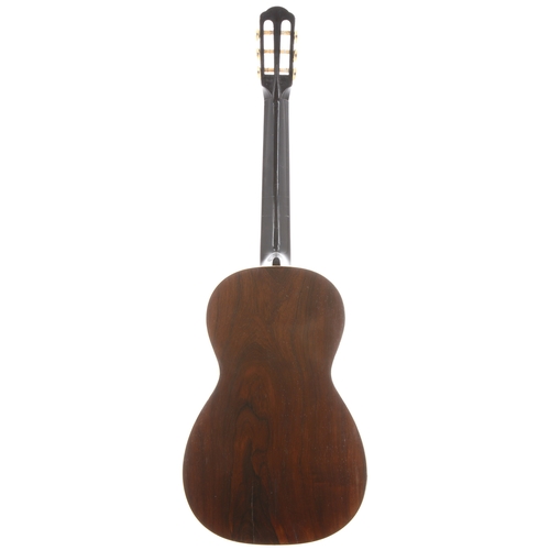 1910 - 19th century French Mirecourt guitar by and labelled Coffe Goguette; Back and sides: Brazilian rosew... 