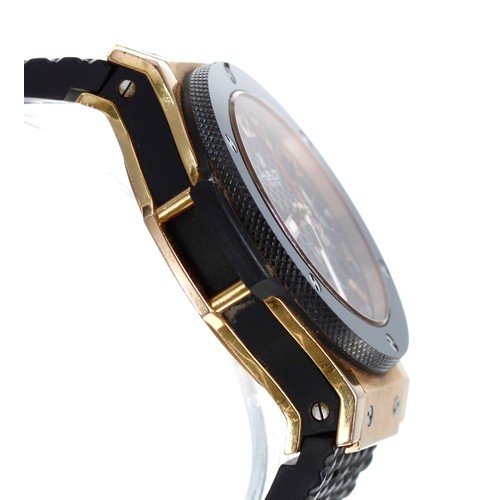 26 - Hublot Big Bang Chronograph 18ct rose gold and titanium automatic gentleman's wristwatch, serial no.... 