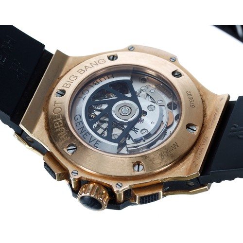 26 - Hublot Big Bang Chronograph 18ct rose gold and titanium automatic gentleman's wristwatch, serial no.... 