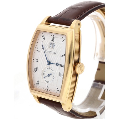 29 - Breguet Heritage 18ct automatic tonneau gentleman's wristwatch, reference no. 5480, serial no. 31xx,... 