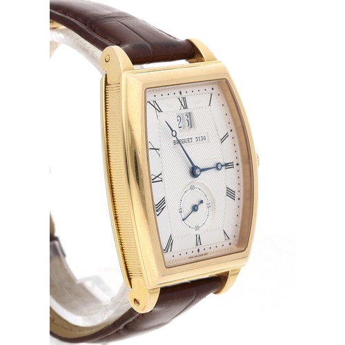 29 - Breguet Heritage 18ct automatic tonneau gentleman's wristwatch, reference no. 5480, serial no. 31xx,... 
