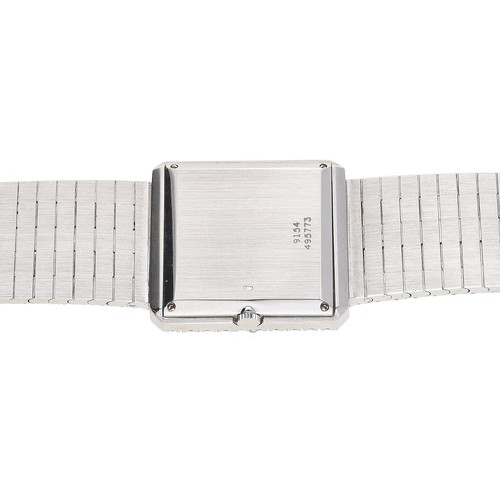 33 - Piaget Protocole 18ct white gold dress wristwatch set with round brilliant-cut diamonds, reference n... 