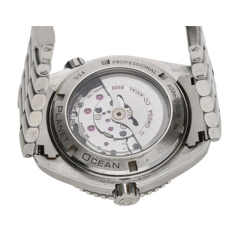 22 - Omega Seamaster Professional Planet Ocean Co-Axial Chronometer stainless steel gentleman's wristwatc... 