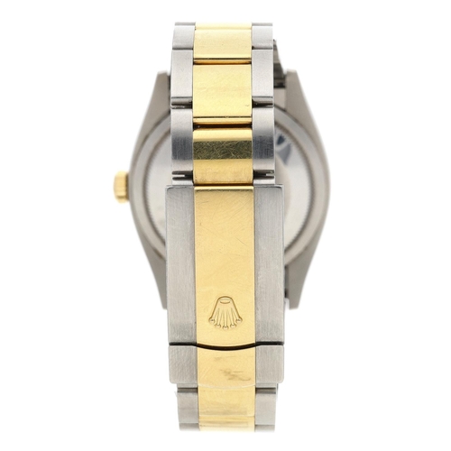 7 - Rolex Oyster Perpetual Datejust 36 stainless steel and gold gentleman's wristwatch, reference no. 12... 
