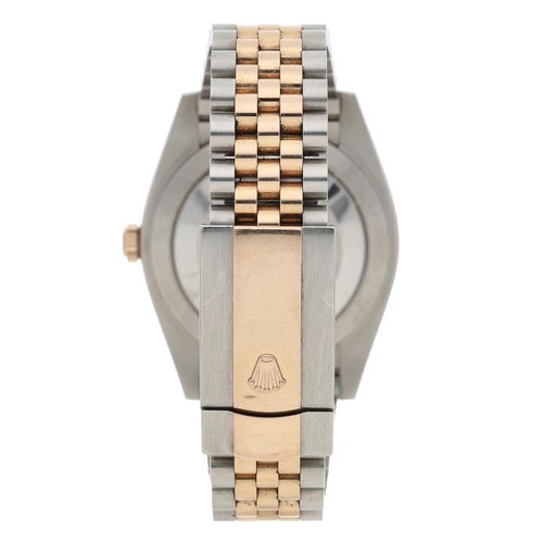 8 - Rolex Oyster Perpetual Datejust 41 Everose and stainless steel gentleman's wristwatch, reference no.... 