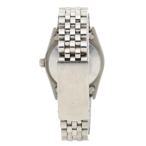 9 - Rolex Oyster Perpetual Datejust mid-size stainless steel wristwatch, reference no. 68274, serial no.... 