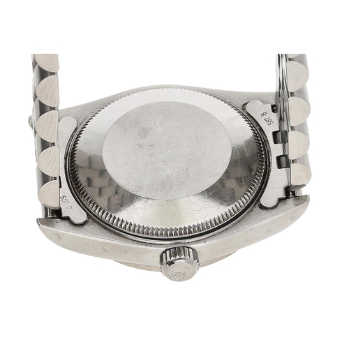 9 - Rolex Oyster Perpetual Datejust mid-size stainless steel wristwatch, reference no. 68274, serial no.... 