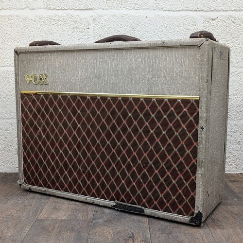 1960s Vox AC-30 with added Top Boost, made in England, fawn wrapping