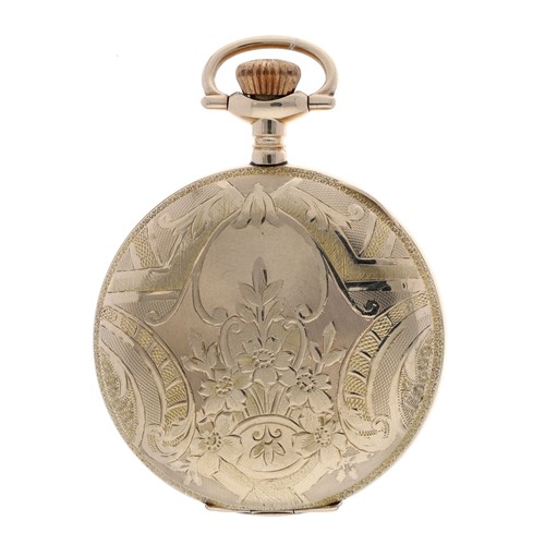 201 - American Waltham 'Riverside Maximus' gold plated lever hunter pocket watch, serial no. 12656344, cir... 