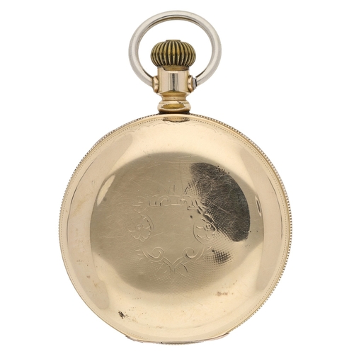 202 - Elgin National Watch Co. 'B.W. Raymond' gold plated lever set hunter pocket watch, serial no. 300544... 