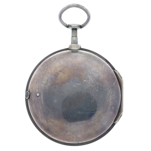 213 - George Prior, London - 18th century silver pair cased verge pocket watch made for the Turkish market... 