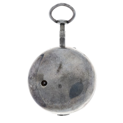 213 - George Prior, London - 18th century silver pair cased verge pocket watch made for the Turkish market... 