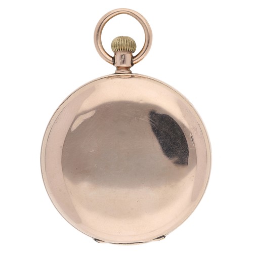 207 - American Waltham 9ct lever hunter pocket watch, serial no. 14690078, circa 1905, signed movement wit... 