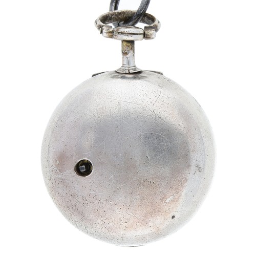 234 - Theo'r Morrison, London - 18th century verge pair cased pocket watch with chatelain attachment, sign... 
