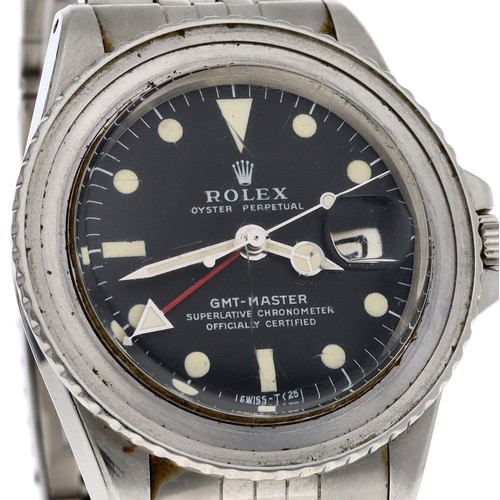 20 - Interesting Rolex GMT Master gentleman's wristwatch formerly owned and worn by American-born Le Mans... 