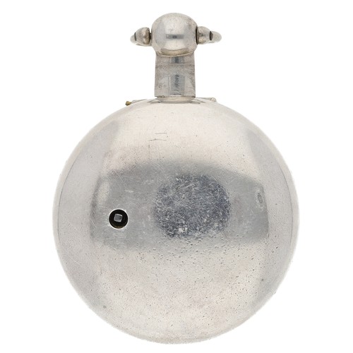 215 - C. Dixon, Hexham - George IV silver verge pair cased pocket watch, Birmingham 1822, signed fusee mov... 