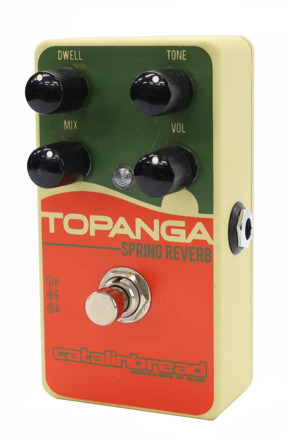 Catalinbread Topanga spring reverb guitar effect pedal, made in