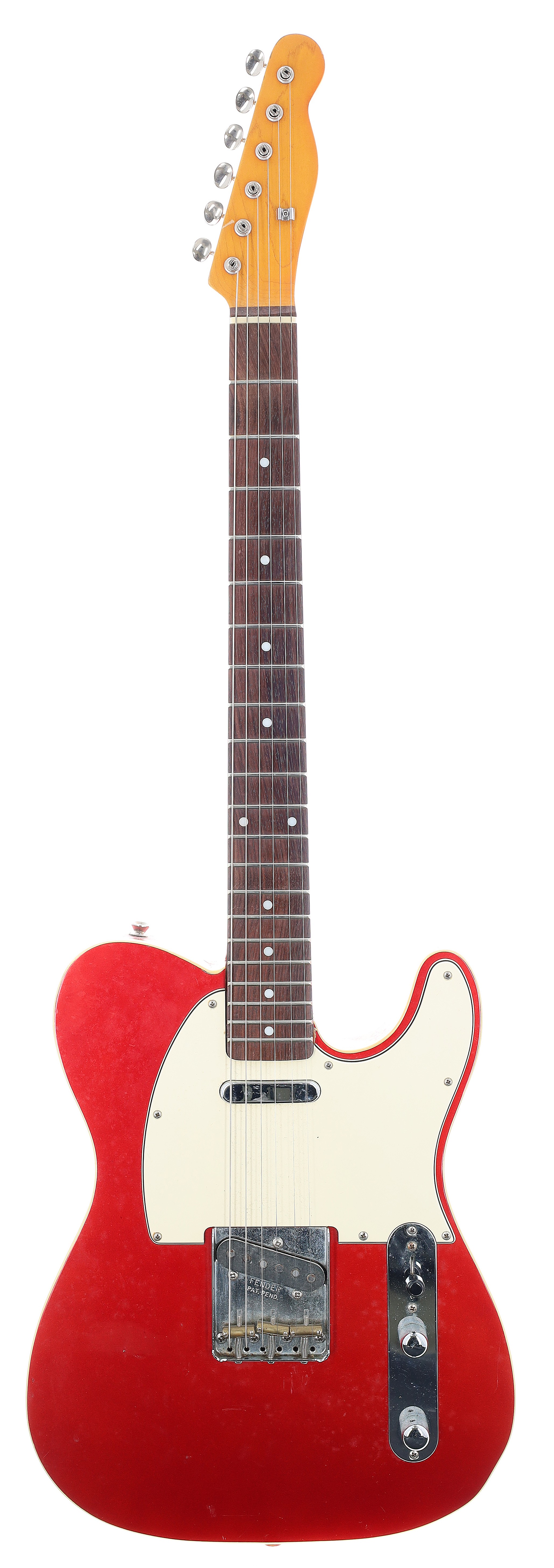 Custom build Telecaster Custom electric guitar with candy apple red ...