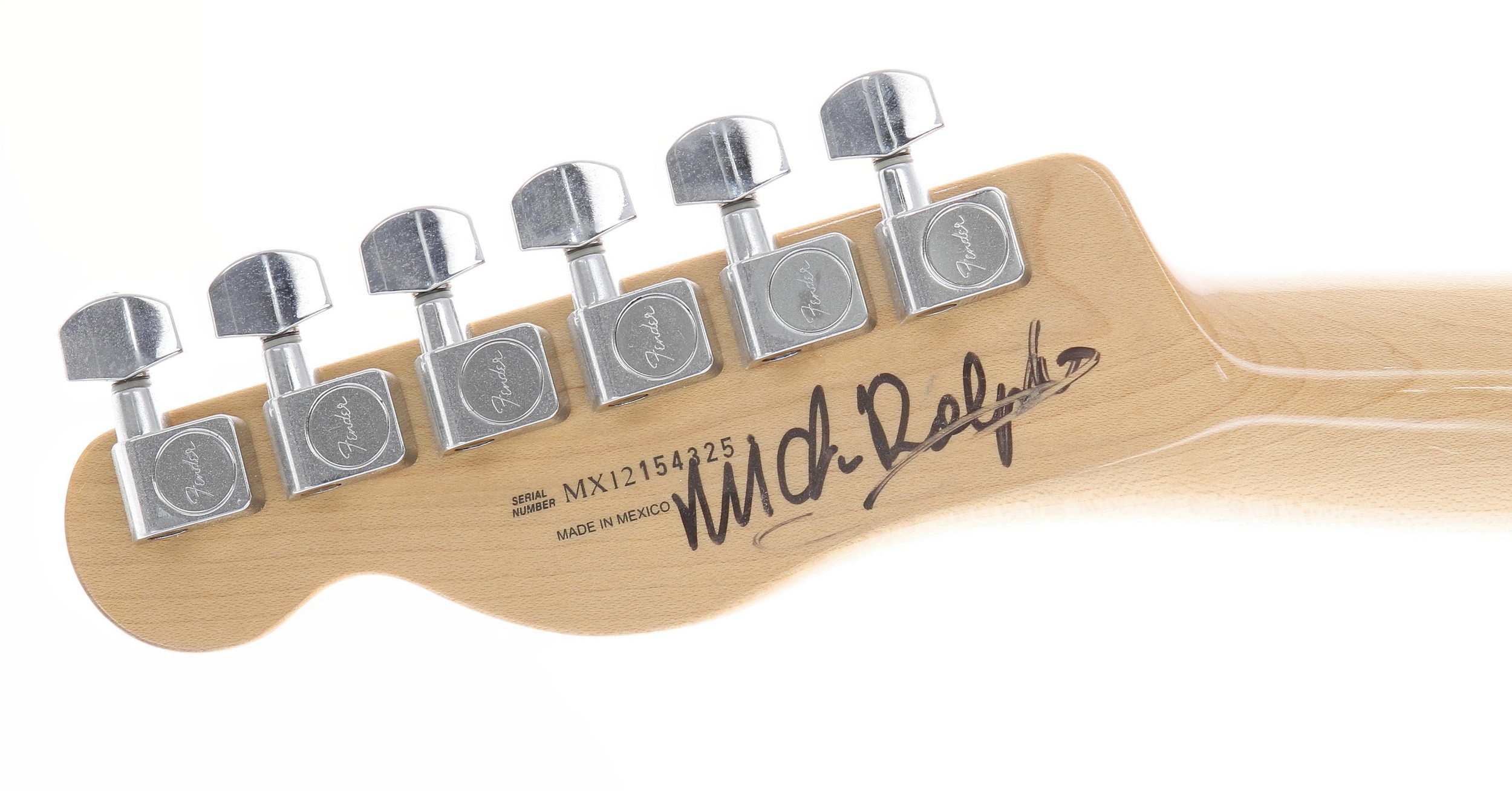 Mick Ralphs (Bad Company - Mott the Hoople) - artist owned 2012 Fender ...