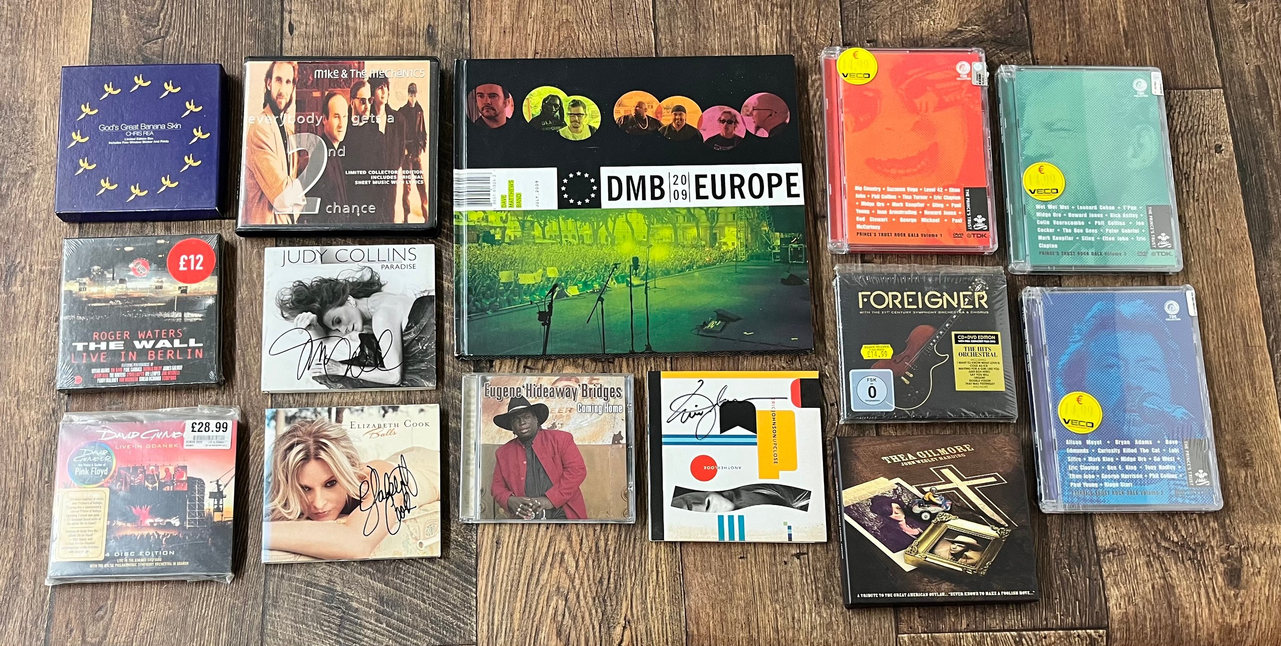 Selection of limited edition and other CDs to include four autographed ...