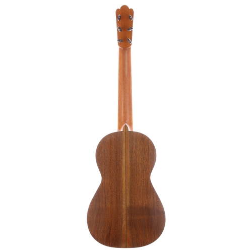 1929 - Michael P Nalysnyk Parlour guitar, made in England; Back and sides: mahogany; Top: spruce; Neck: mah... 