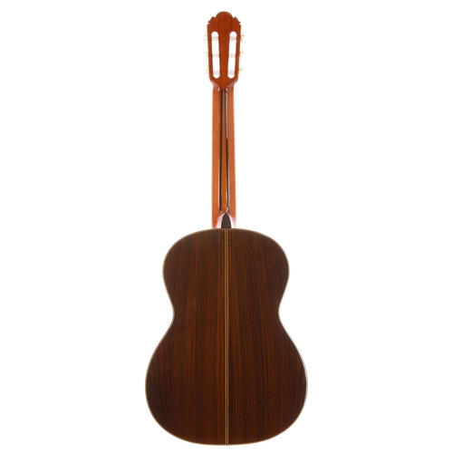 1944 - 1973 Masaru Kohno no. 10 classical guitar, made in Japan; Back and sides: Indian rosewood, minor sur... 