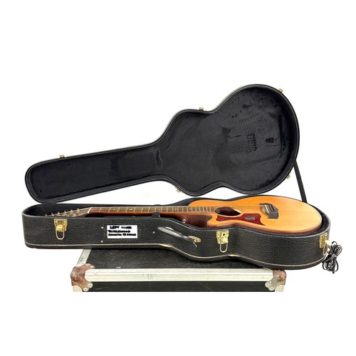 723 - 2013 Tanglewood TW145/12 left-handed electro-acoustic guitar, with hard case