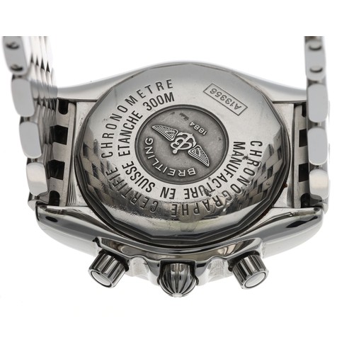 11 - Breitling Chronomat Evolution Chronograph Chronometre automatic stainless steel gentleman's wristwat... 