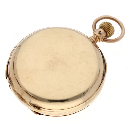 47 - American Waltham 'Riverside' 10ct five-minute repeater lever set hunter pocket watch, serial no. 379... 