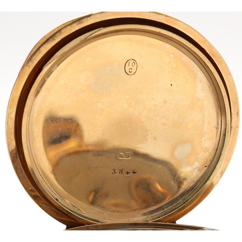 47 - American Waltham 'Riverside' 10ct five-minute repeater lever set hunter pocket watch, serial no. 379... 