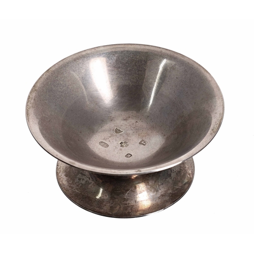 408 - Modern silver circular coaster, with domed foot, limited edition of 22/200 for Mallory of Bath, to c... 