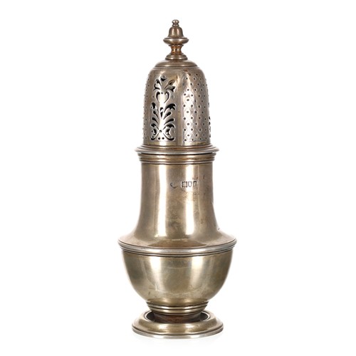 505 - George V silver sugar caster, maker Goldsmiths & Silversmiths Company, London 1912, 8.5