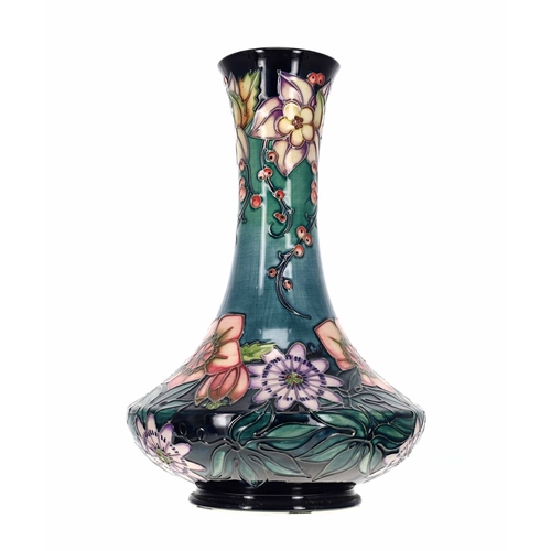 649 - Moorcroft Pottery - 'Carousel' pattern vase from the Centenary Collection, bearing a factory stamp a... 