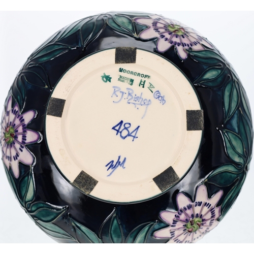 649 - Moorcroft Pottery - 'Carousel' pattern vase from the Centenary Collection, bearing a factory stamp a... 