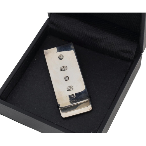 489 - Francis Howard Ltd. silver money clip, 2