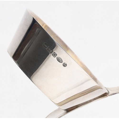 502 - Modern silver Champagne bottle holder, maker Francis Howard Ltd, Sheffield 2011, 12