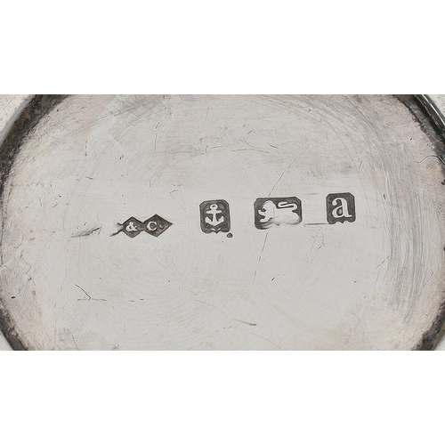 542 - Liberty & Co. Art Nouveau silver mug, with scroll ornament to the sides and handle, presentation... 