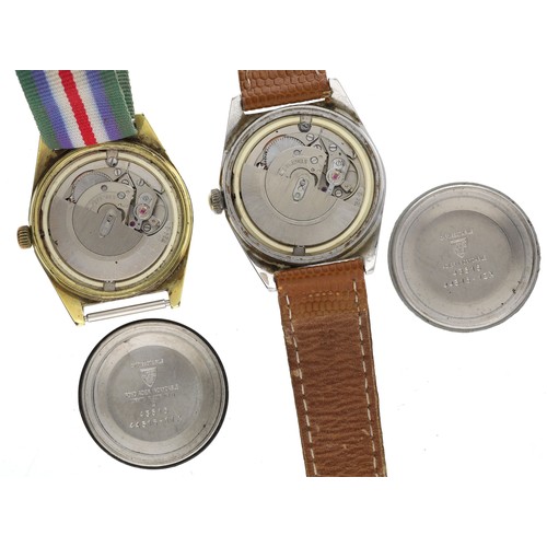 32 - Tissot Visodate Seastar PR 516 automatic gold plated and stainless steel gentleman's wristwatch, ref... 