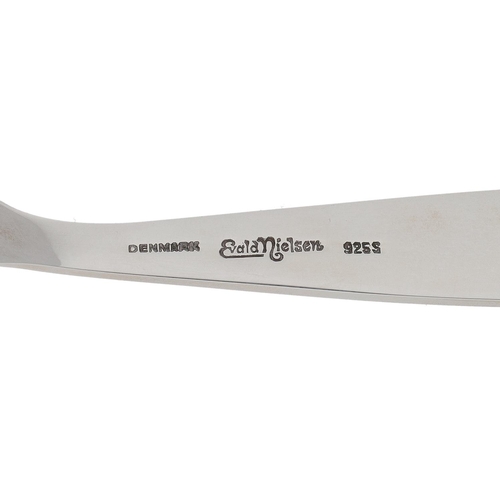 534 - Danish silver child's fork, maker Evald Nielsen, marked Denmark 925S, 5.5