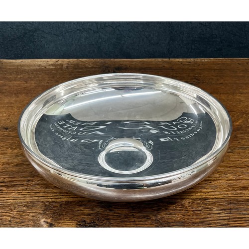 536 - Modern Danish silver fruit bowl, maker Holmsted, marked Denmark Sterling 925S, 12