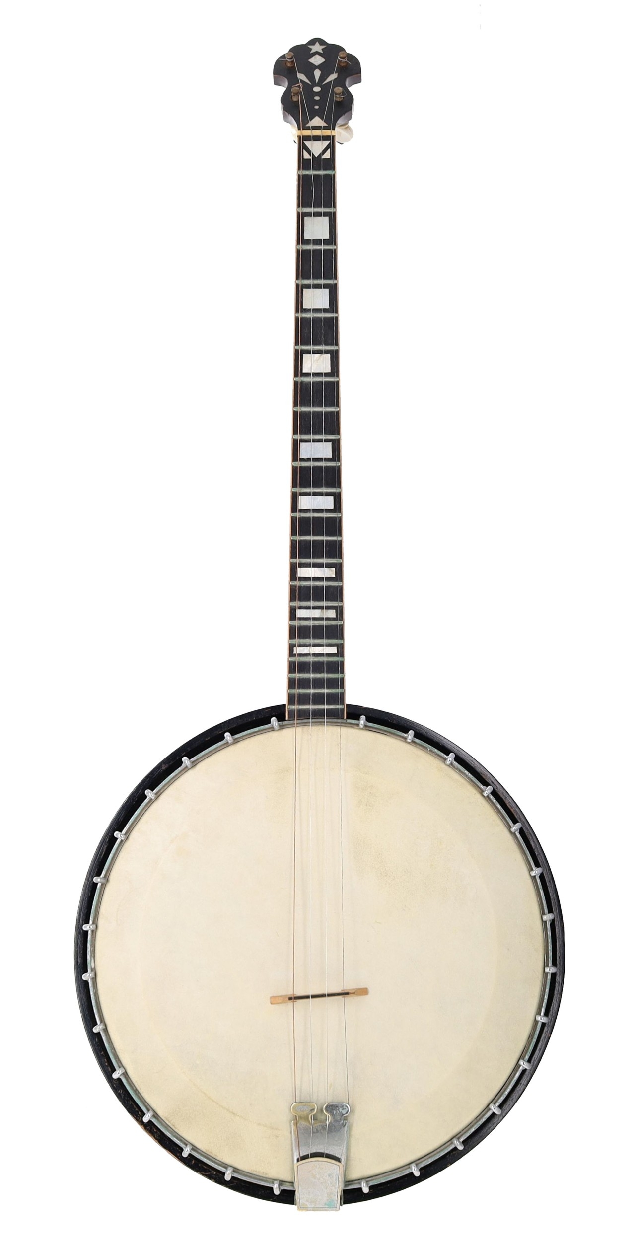 Fine twenty-two fret plectrum banjo by Clifford Essex, serial no. 2003 ...