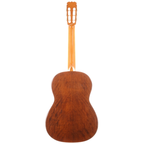 2255 - Suzuki nylon string classical guitar, mahogany back and sides, cedar top, cedar neck, rosewood fretb... 