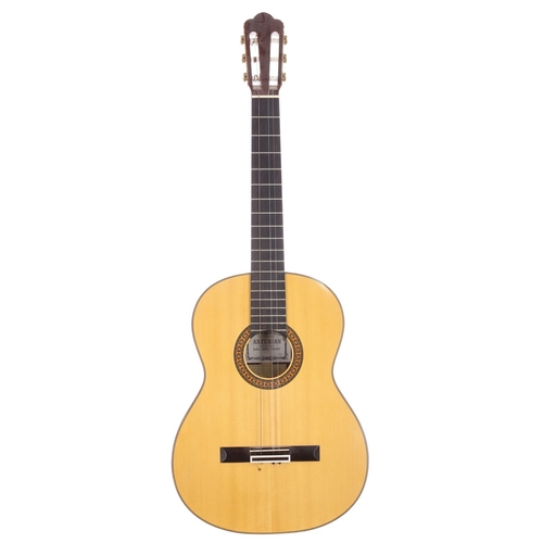 2258 - Asturias by Masaru Matano John Mills Model classical guitar, made in Japan; Back and sides: rosewood... 