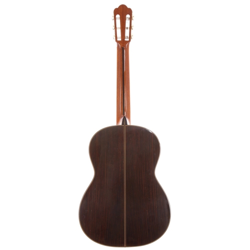 2258 - Asturias by Masaru Matano John Mills Model classical guitar, made in Japan; Back and sides: rosewood... 