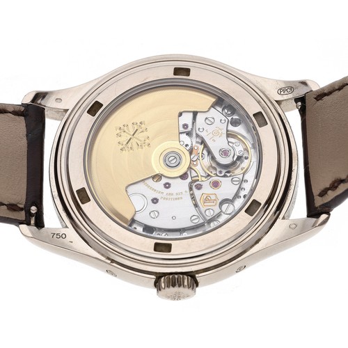 18 - Patek Philippe Complications Annual Calendar 18ct white gold gentleman's wristwatch, reference no. 5... 
