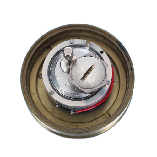1064 - Bulova Accutron Navigator Mark II marine chronometer, circa 1967, 24-hour dial with centre seconds h... 