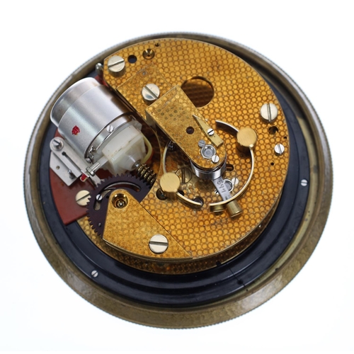 1069 - Rare Wempe, Hamburg marine chronometer with electric winding-mechanism, no. 7373, 4