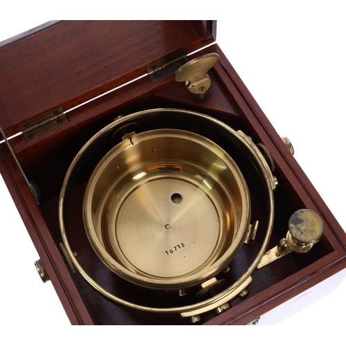 1070 - Thomas Mercer Ltd. two-day marine chronometer, no. 16713, signed 4.25
